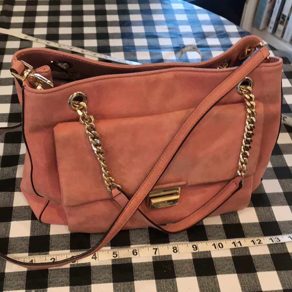 Kate Spade Suede Pink Leather Bag